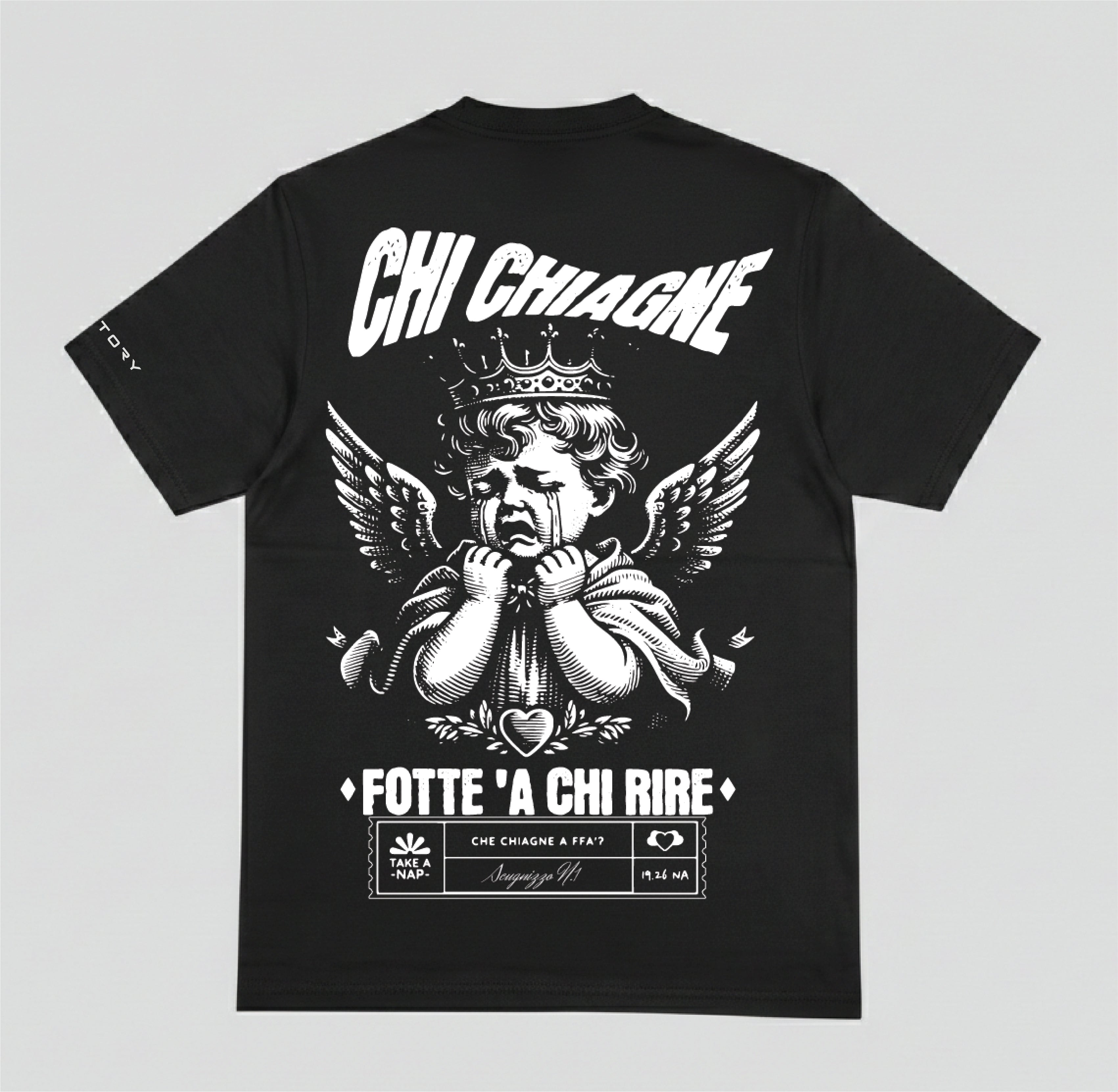 T-shirt "Chi chiagne"