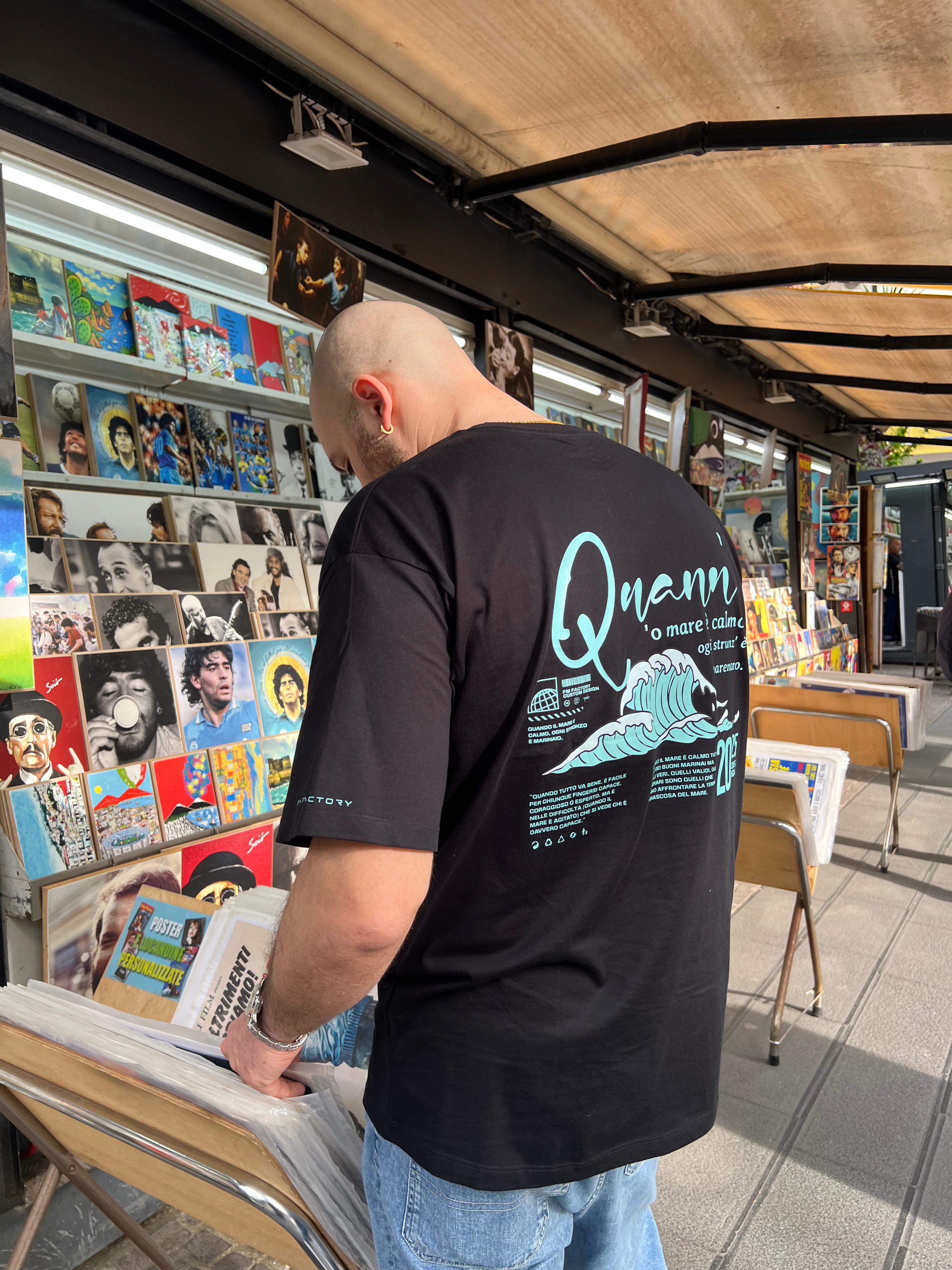 T-shirt "Quann' 'o mare è calmo"