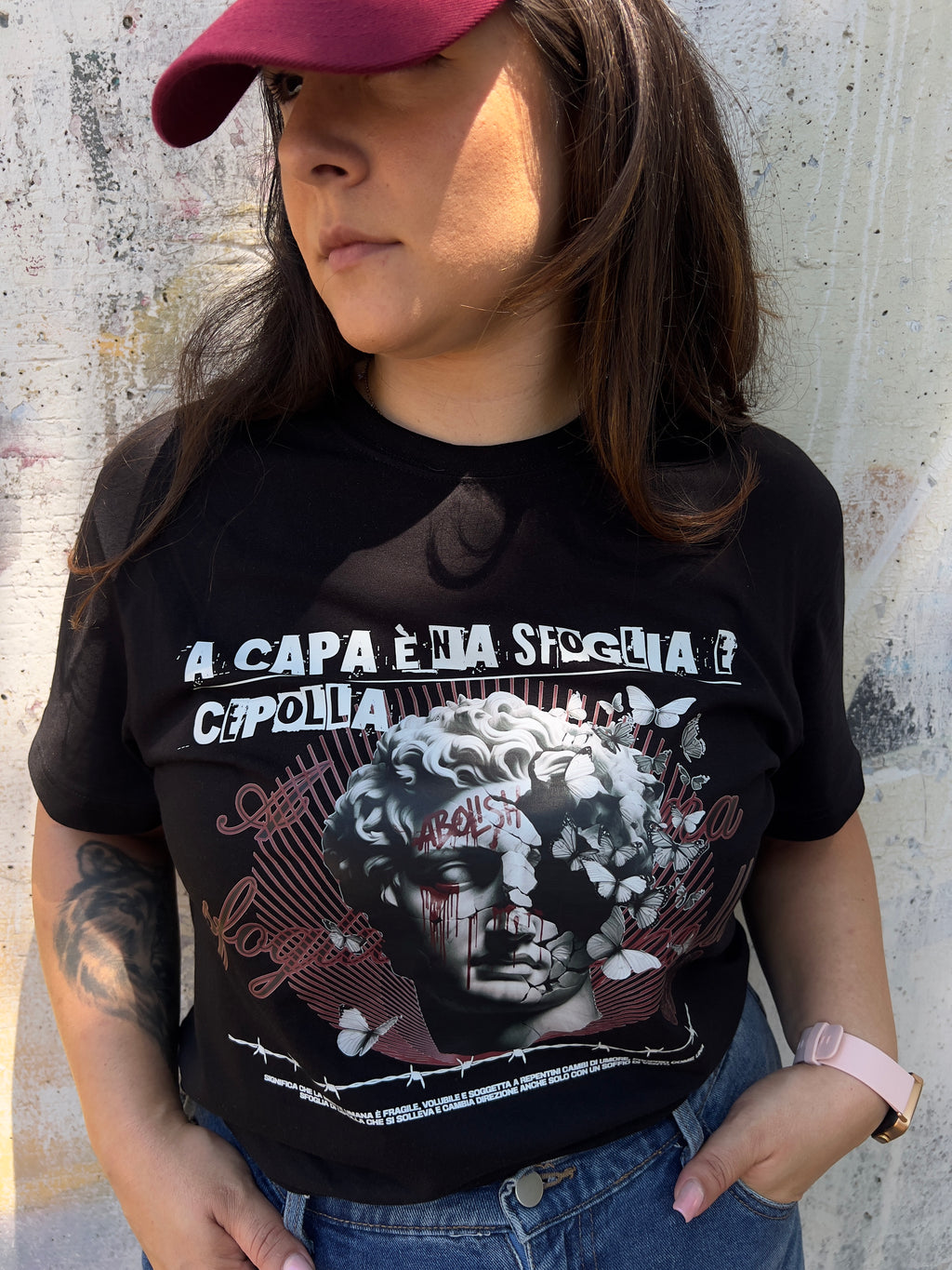 T-shirt "'A capa è 'na sfoglia 'e cepolla"
