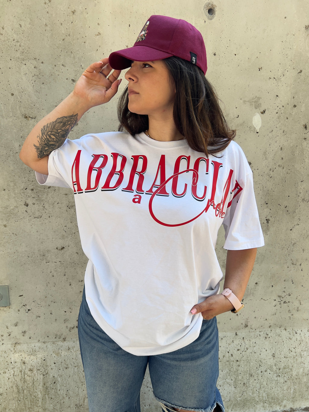 T-shirt "Abbraciat' a croce"