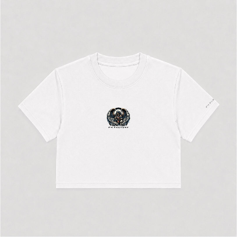 T-shirt Crop Donna "Adda passà 'a nuttata"