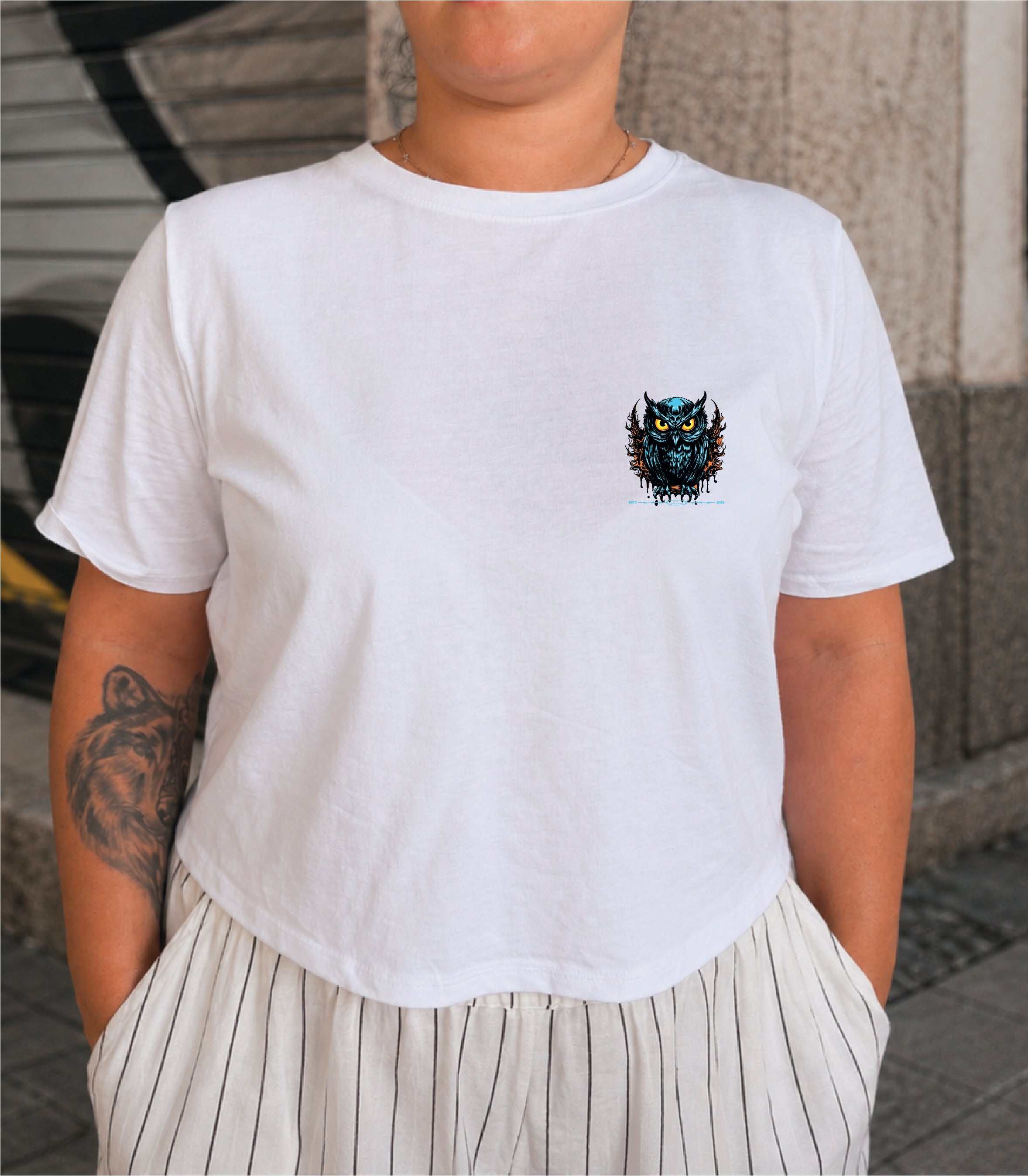 T-shirt Crop Donna "Ciucciuettola"